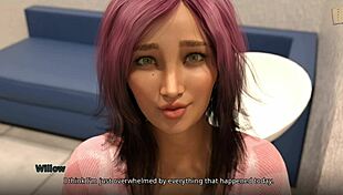 Jamie and shauna share a kiss in the cartoon