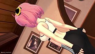 Anya Craves Riding Big Cock in Adult Hentai Scene