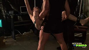 Masked Trio Blowjob Orgy in Latex