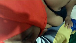 muslim friend visits and gets big pussy fucked with cum