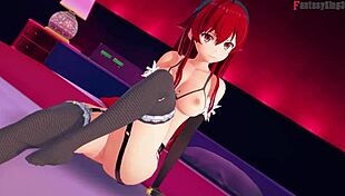 eris in sheer lingerie gets fucked in mushoku tensei 😍