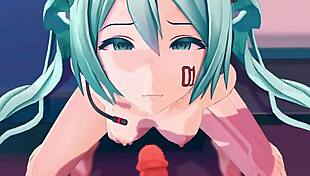 Miku Blowjob Animation Explodes