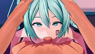 Miku Blowjob Animation Explodes