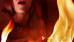 you're obsessed with me, huh? 😏 this redhead mistress teases your ass in femdom bdsm hentai