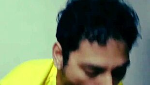 Enjoying a tasty treat with a hairy friend