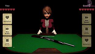 In this 3d anime, curvy teen gets a huge blowbang and squirts cum everywhere