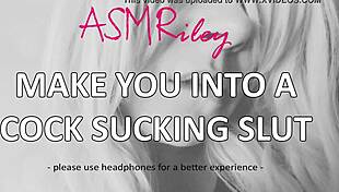 This eroticaudio turns you into a cock sucking slut, sucking and blowing hard