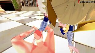 In POV hentai, Artoria Pendragon faces monster in Fate Zero fantasy