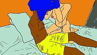 Lonely African Nailcutter Gets Horny