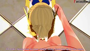 In POV hentai, Artoria Pendragon faces monster in Fate Zero fantasy