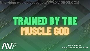 Oh, submit to this gay muscle god's cock worship in the garage for findom domination!