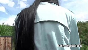 perky latina sucks huge dick