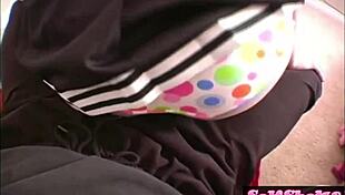 Allie Teases With Boob Rub