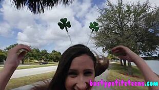 Big Titty Teen Ashley Adams Gets Rough Doggy Style Fuck Bent Over