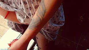 I watched that hot milf pull her pantyhose up full of cum after a creampie