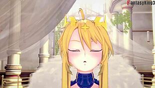 In POV hentai, Artoria Pendragon faces monster in Fate Zero fantasy