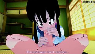 Chichi's Steamy Threesome With Gohan And Goku In Dragon Ball Fantasy