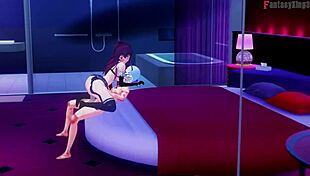 eris in sheer lingerie gets fucked in mushoku tensei 😍