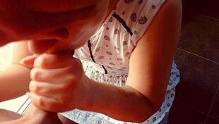 I watched that hot milf pull her pantyhose up full of cum after a creampie