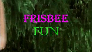Bo no bo has fun with frisbee and sex