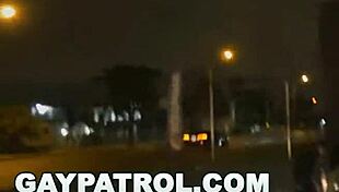 Wow, in gay patrol reality, aggressive ebony purse thief becomes rough ass meat for corrupt horny uniform cops!