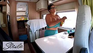 Sheila Ortega brings Marco Banderas and Briana Moon for a wild backstage foursome with Xaviphoto!