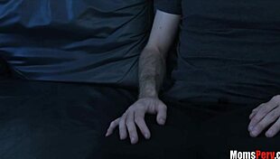 Caring Stepson Receives Oral from Blonde Stepmommy