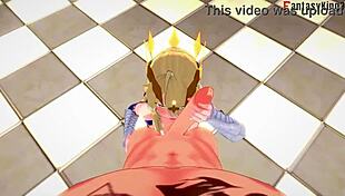 In POV hentai, Artoria Pendragon faces monster in Fate Zero fantasy