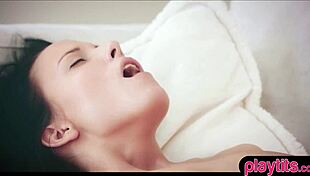 Redhead teen fucks brunette