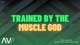 Gay audio story of muscle worship in a garage setting
