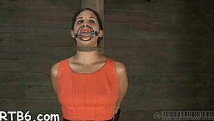 Beauty caged and fucked intensely