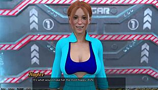 stranded in space 33 with first kiss to redhead haylee