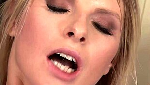 oh wow, nympho secretary wiska is getting her first interracial anal fuck! hardcore blowjob and assfucking with european glamour