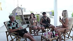 Steamy lingerie and see through action in Brazil