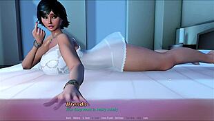 step mom teases in summer hentai game episode