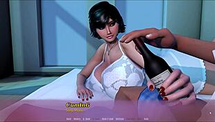 step mom teases in summer hentai game episode