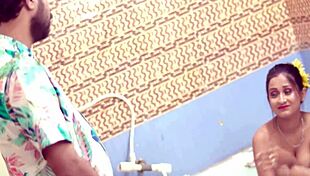 Hot sex with amateur indian natural tits wife sudipa in shower with dirty hindi audio