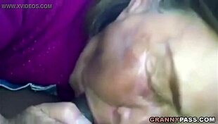 Hey granny, why suck that black cock in the car?
