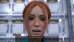 stranded in space 33 with first kiss to redhead haylee