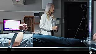 Beautiful Blonde Doctor Gets Used And Begs For Cock - Freeze Time Stop Sex Creampie!