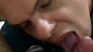 subtle sucking and oral pleasure with the delivery guy