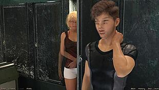 stranded in space 33 with first kiss to redhead haylee