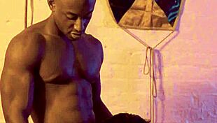 black hunk claims white ass passionately