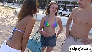 Women convinced to flash tits for money