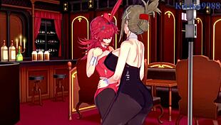 Festenia muse chitose kisaragi sagiri sakurai intense lesbian hentai play 😍💦