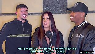 Andrea Lux interviews guys and fucks them in hotel