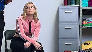 Bbw Teen Shop Employee Caught Stealing