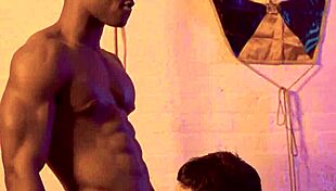 black hunk claims white ass passionately