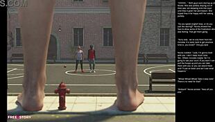 big apple small gesture in 3d cartoon episode