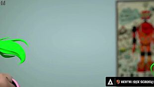 Hentai School: Stacked Milf Principal Drilled Doggystyle Before Class 😏